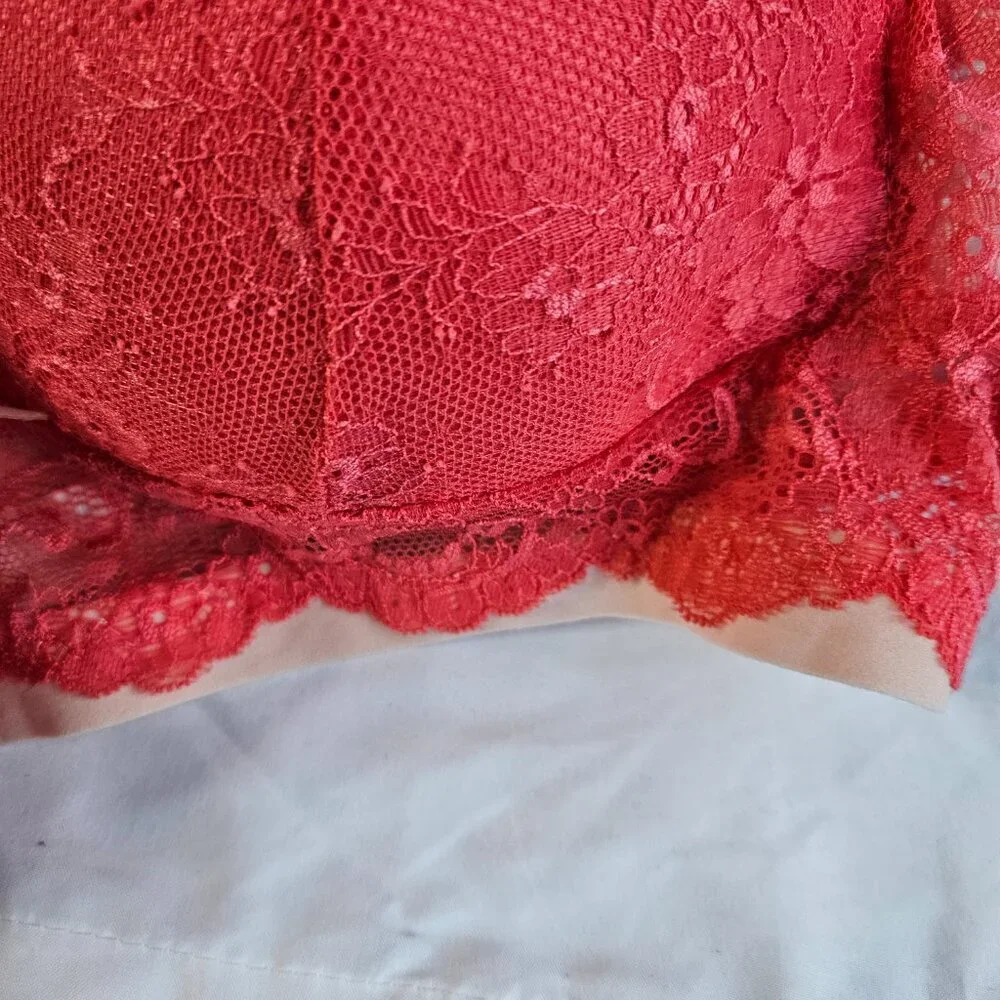 Maurice’s coral bra‎ Large NWT